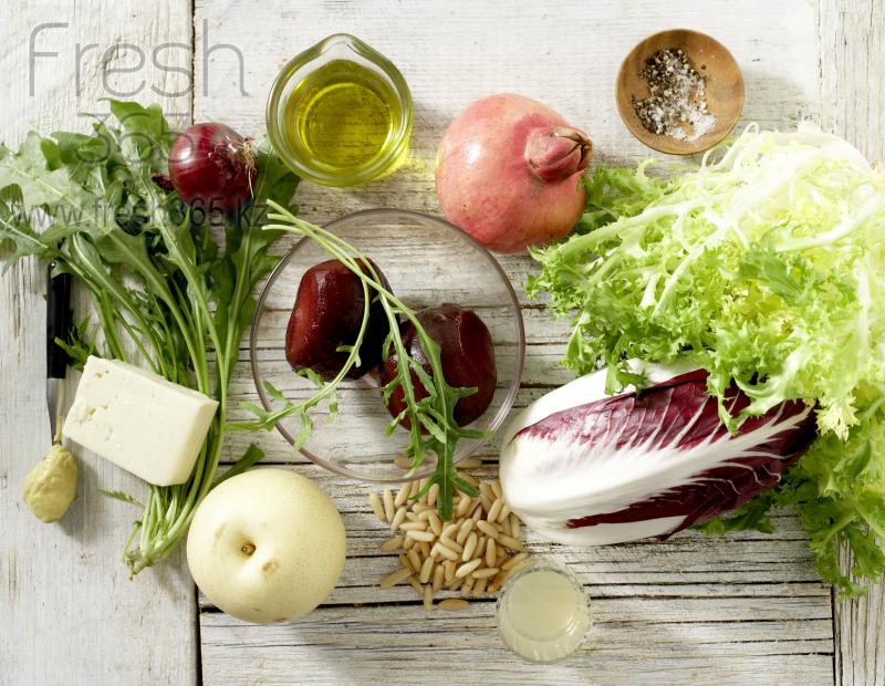 Бейби листья Руккола + радичио / Rucola & Radicchio baby leaves