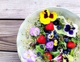 
Съедобные цветы / Edible flowers
